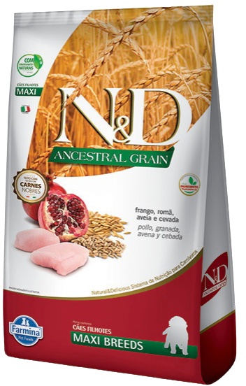 N&D Natural And Delicious Ancestral Frango Canine Puppy Maxi 10.1Kg